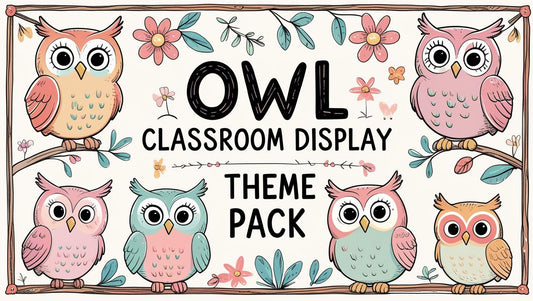 Owl-Themed Classroom Display Pack – Letters & Numbers