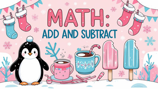 Winter-Themed 3-Digit Addition & Subtraction Templates