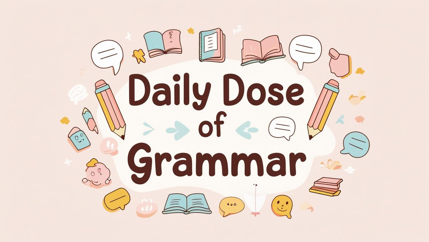 Daily Dose of Grammar - Grades 1 & 2